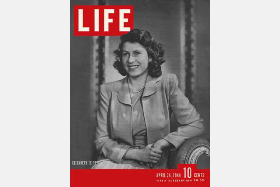 Выпуск Life 1944 года. Журнал отметил обложкой 18-летие принцессы