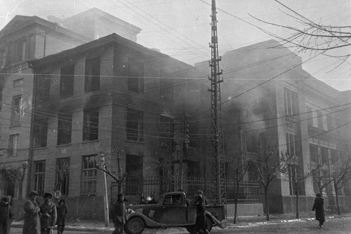 Виды Краснодара после освобождения,&nbsp;1943 год