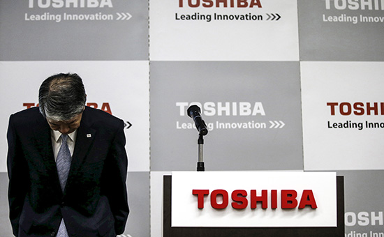 Исполнительный&nbsp;директор&nbsp;корпорации Toshiba&nbsp;Хисао Танака

