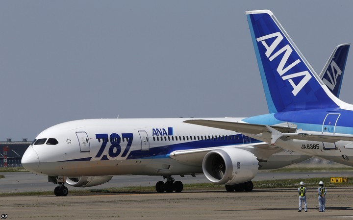 Испытания Boeing 787 Dreamliner в Японии