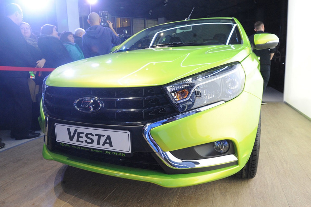 Автомобили российского производства завоевывают рынок. Lada Vesta
