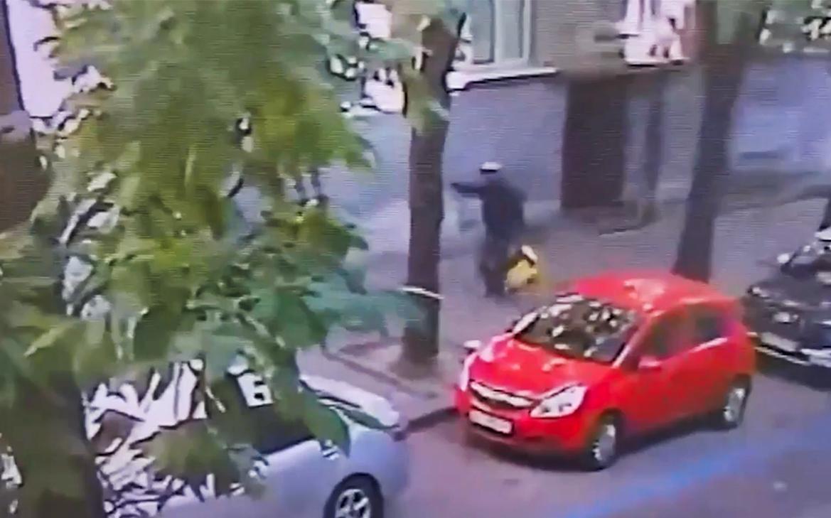 Момент убийства экс-спикера Рады Парубия. Видео