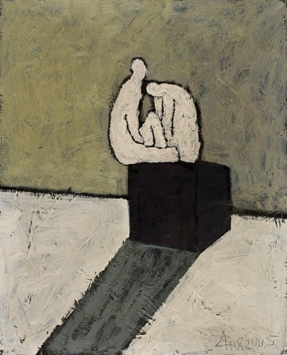 Аня Желудь «Две скульптуры», 2005