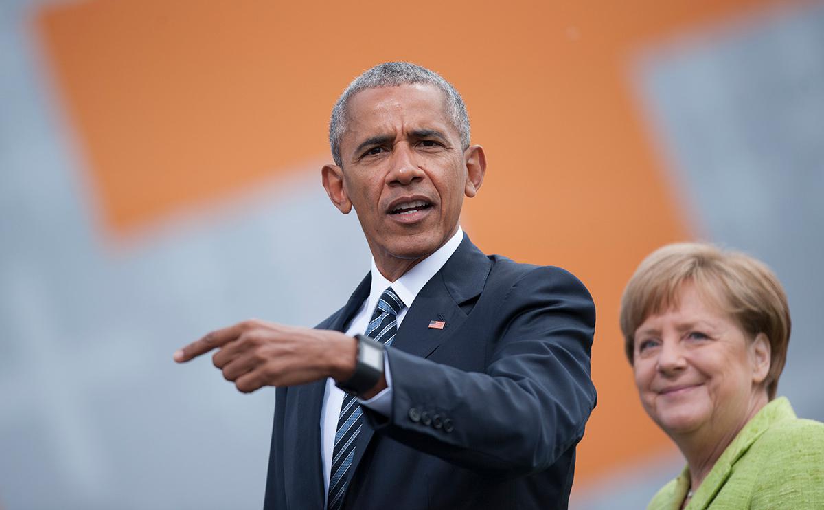 Барак Обама и Ангела Меркель, архивное фото