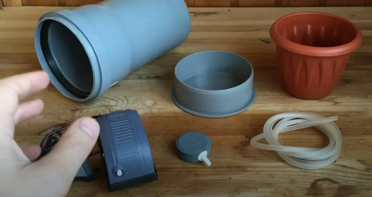 Для сборки гидропонной системы нужно заранее подготовить материалы