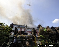 Названы имена пожарных, погибших при борьбе с огнем в центре Москвы