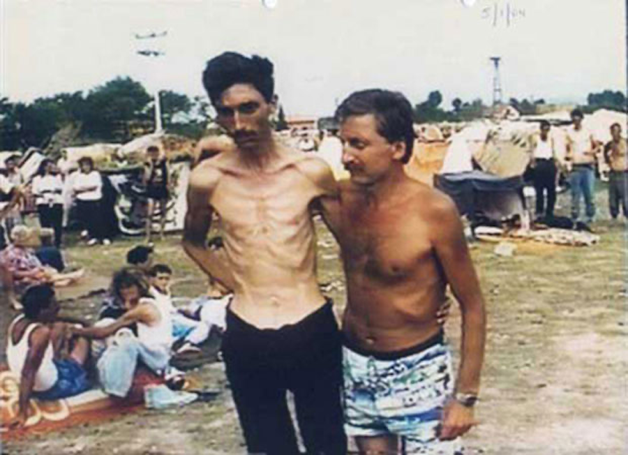 Заключенные сербского лагеря Трнополье
