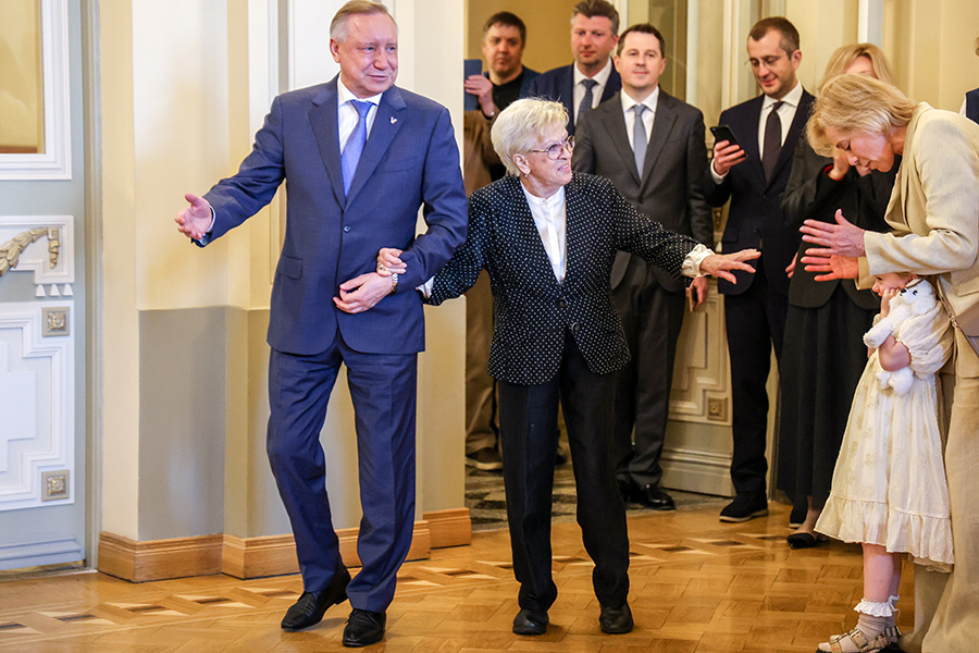 Александр Беглов и Алиса Фрейндлих