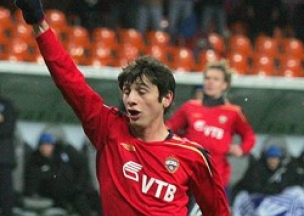 Дзагоев признан лучшим молодым футболистом России