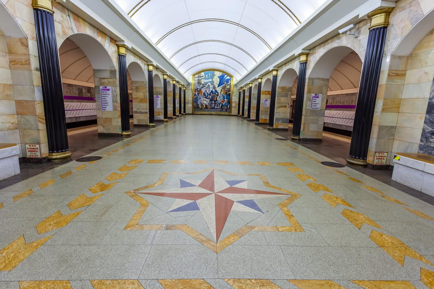 Станция &laquo;Адмиралтейская&raquo; в Санкт-Петербурге