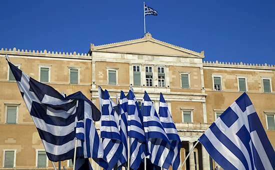 Здание парламента в Афинах