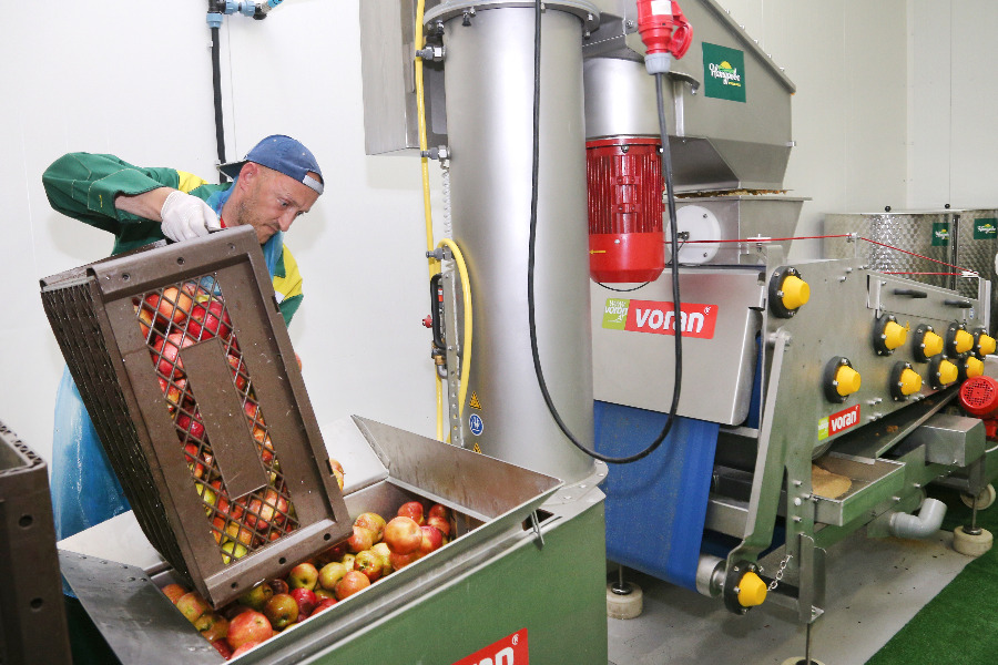 В Калининграде состоялся запуск линии по производству соков прямого отжима