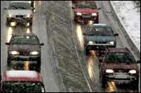 ГИБДД Москвы: Несмотря на ухудшение погоды, ситуация на столичных дорогах остается нормальной