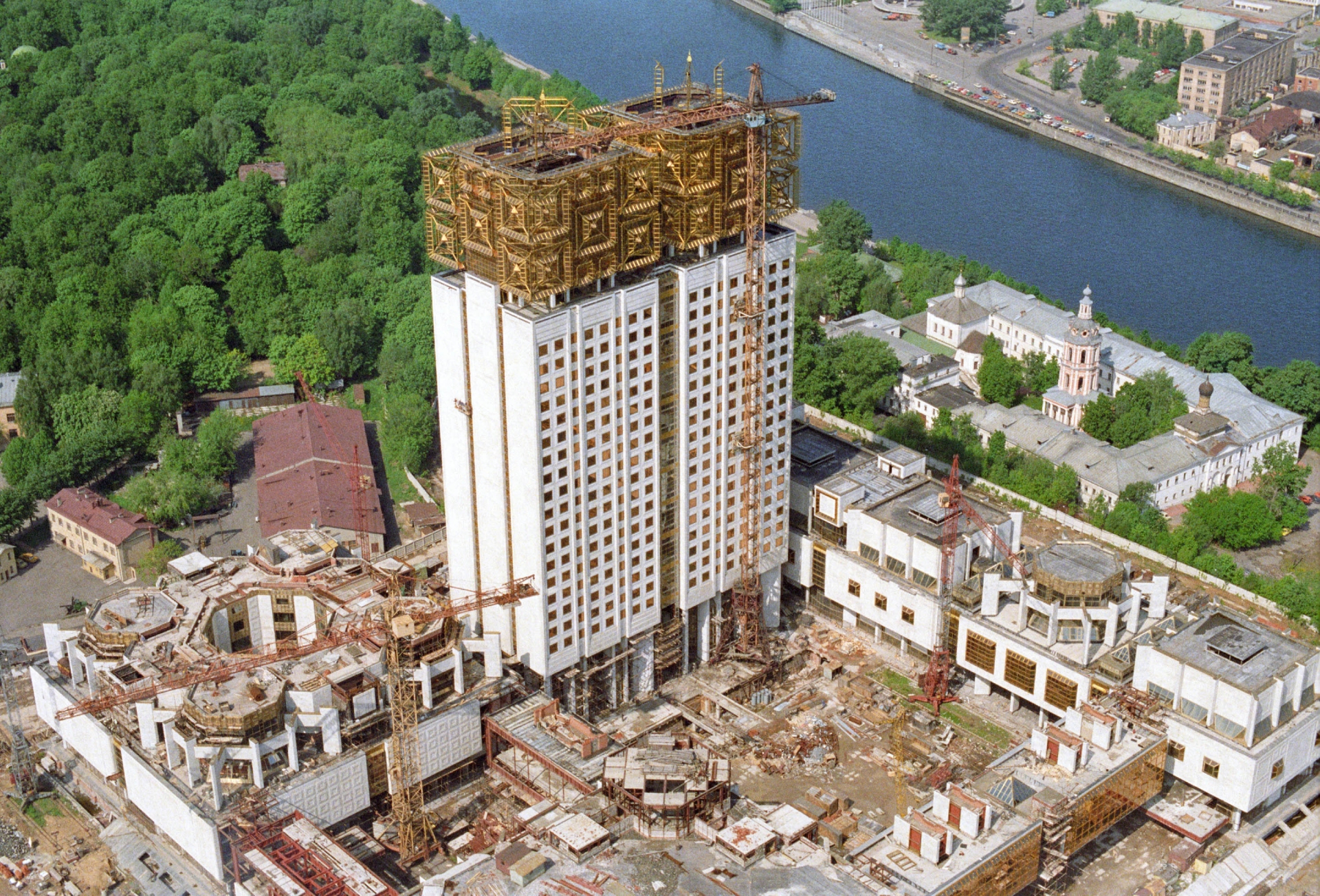 1987 год.&nbsp;Строительство здания Президиума АН СССР