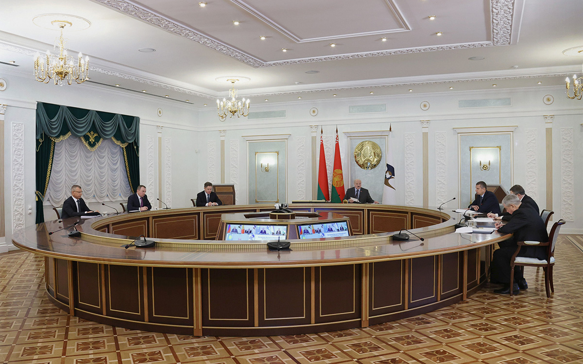 Александр Лукашенко на заседании Высшего Евразийского экономического совета