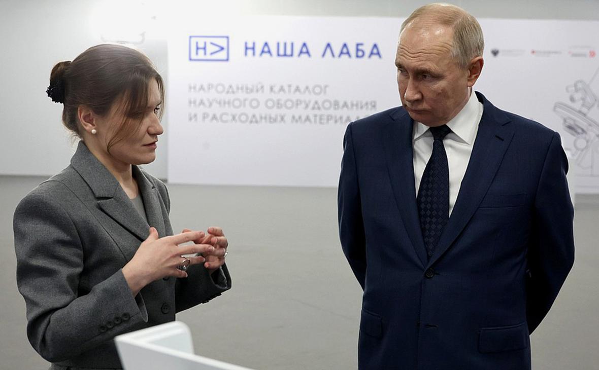 Елизавета Мочалова и Владимир Путин