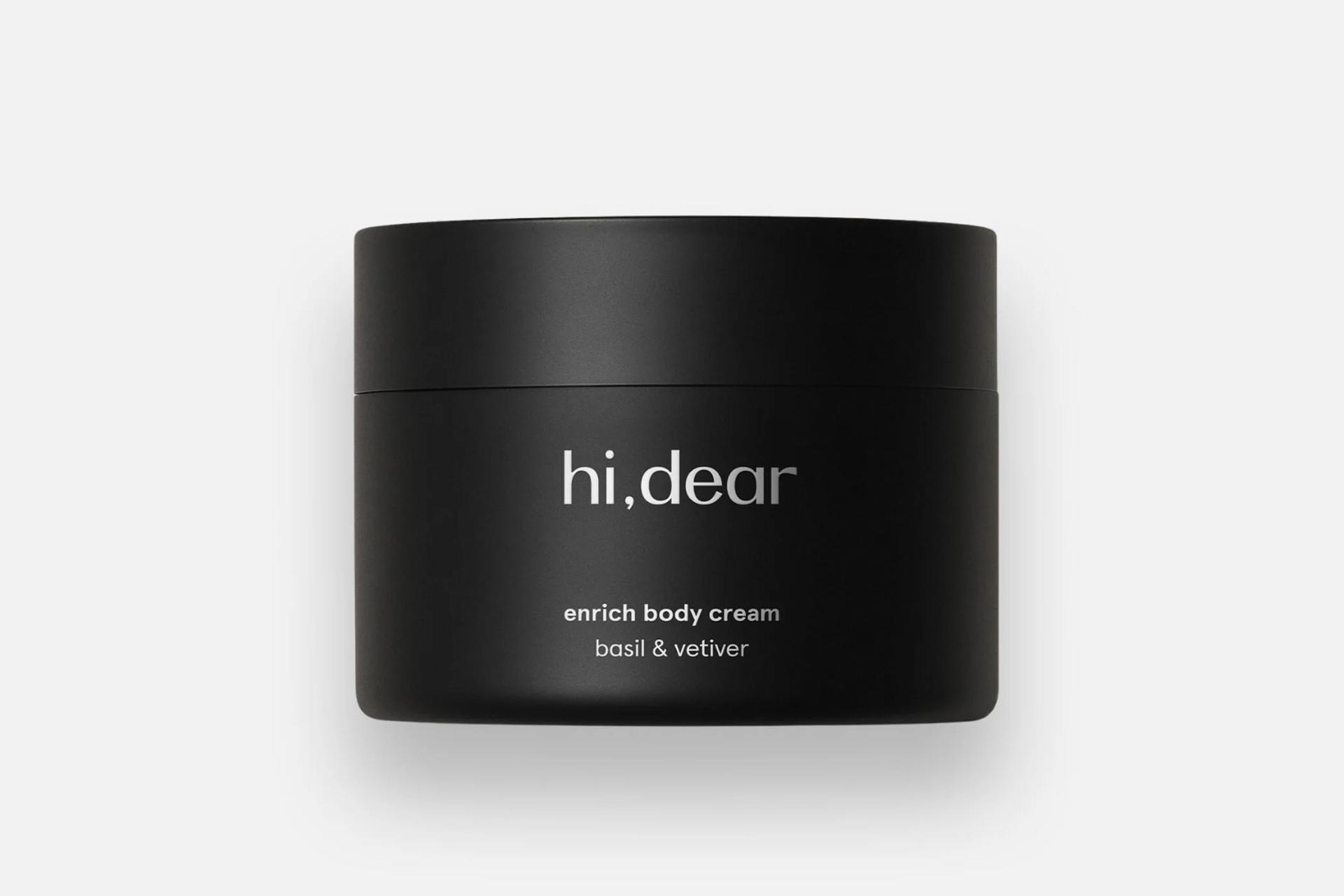 Питательный крем для тела enrich body cream, аромат&nbsp;Basil &amp; vetiver,&nbsp;hi, dear