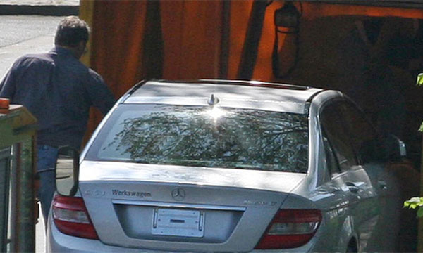 Появились шпионские фото Mercedes-Benz C63 AMG 2009