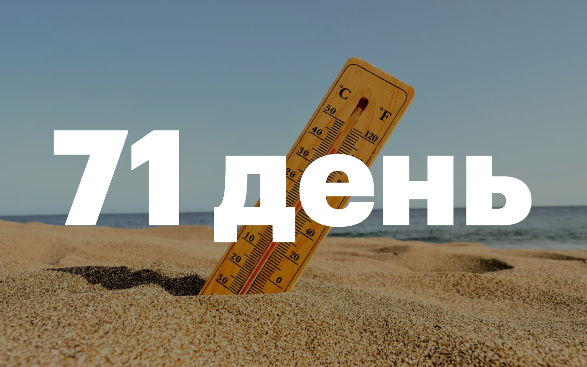 В городах России за лето 2023-го насчитали 71 экстремально жаркий день