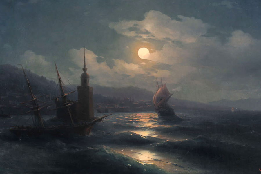 Выставленная на торги картина Ивана Айвазовского &laquo;Лунная ночь&raquo; 1878 года