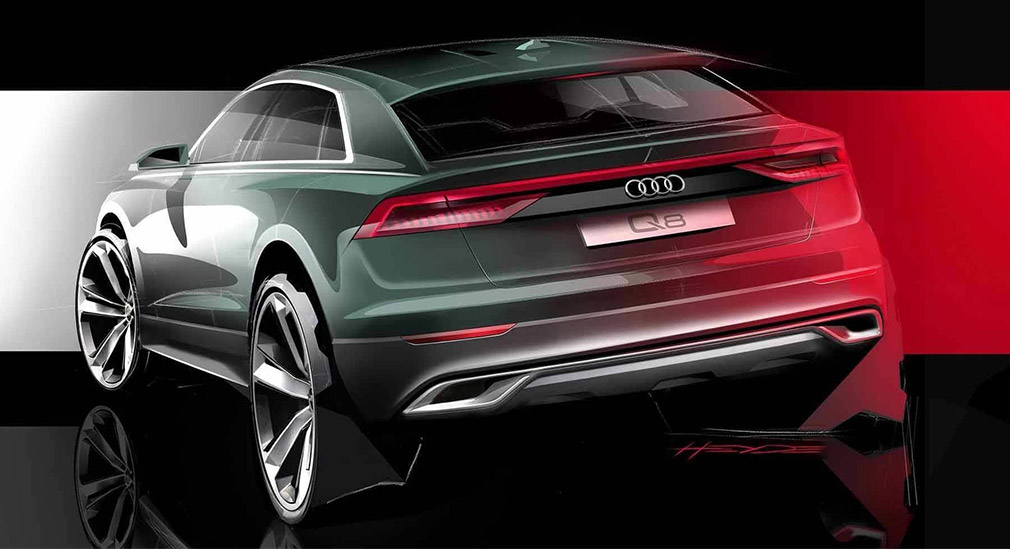 Audi показала дизайн нового кроссовера Q8