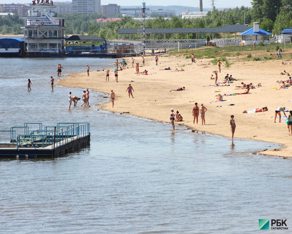 В Казани летом будут работать 8 официальных пляжей