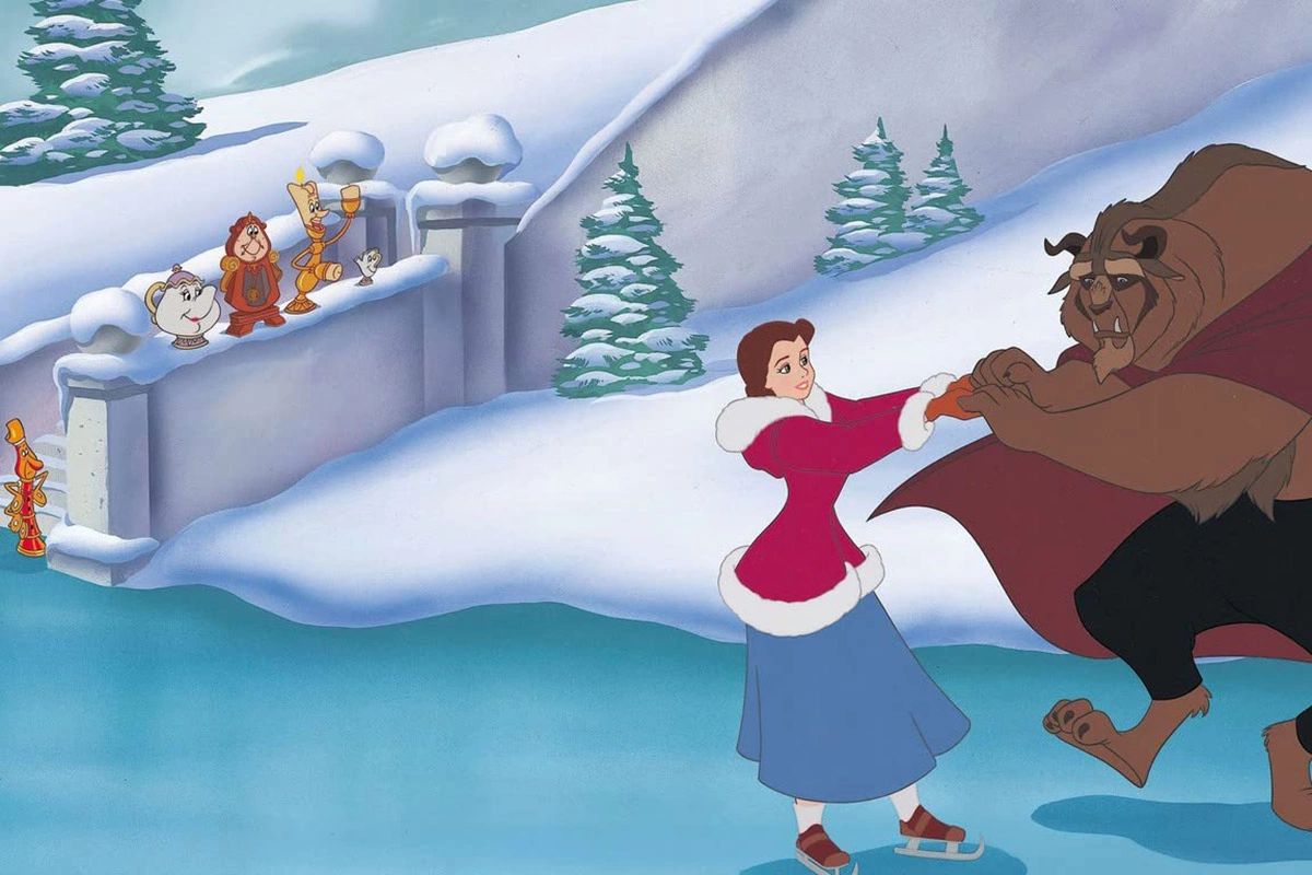 Кадр из мультфильма &laquo;Красавица и чудовище: Чудесное Рождество&raquo;
