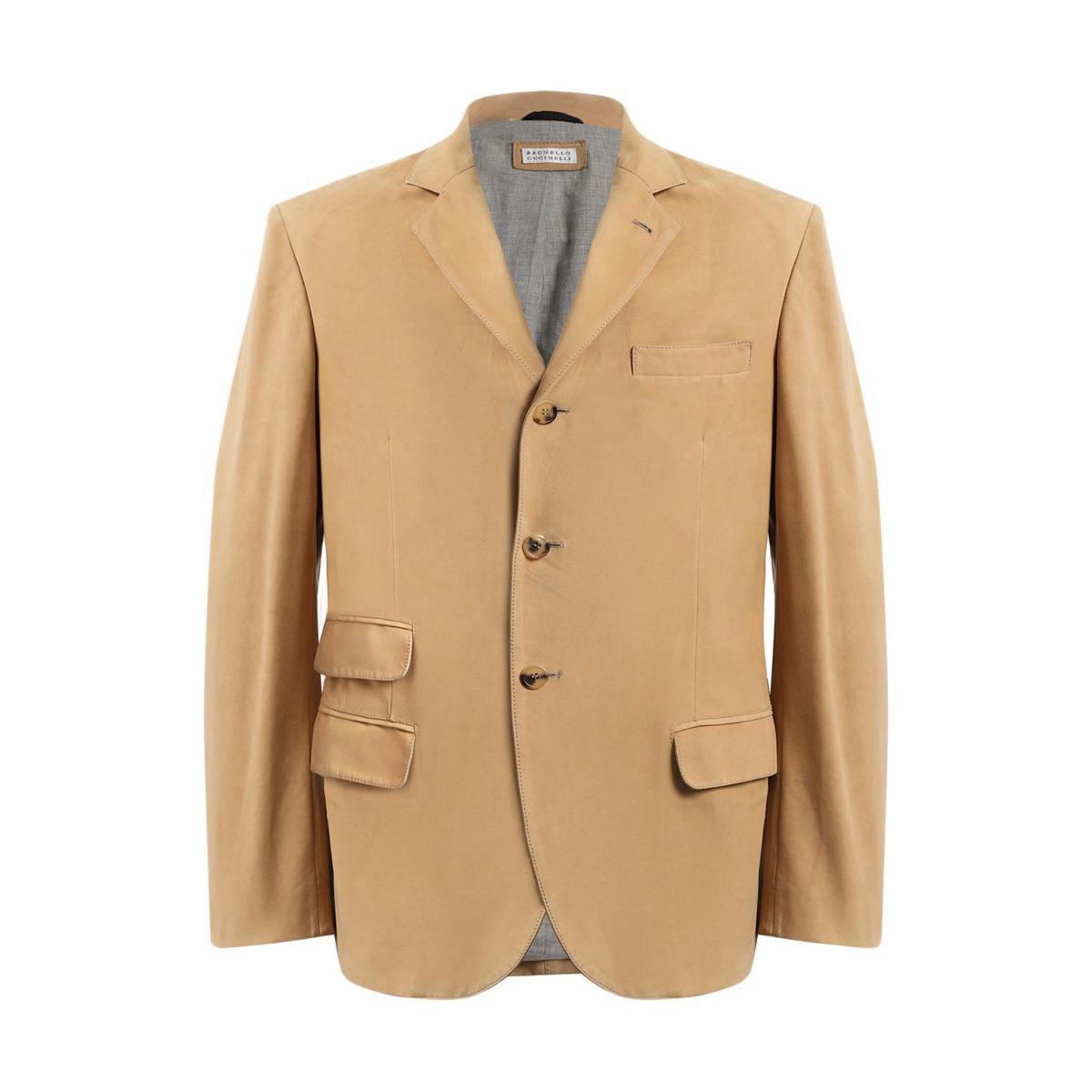 Кожаный пиджак, Brunello Cucinelli, 80 000 руб.