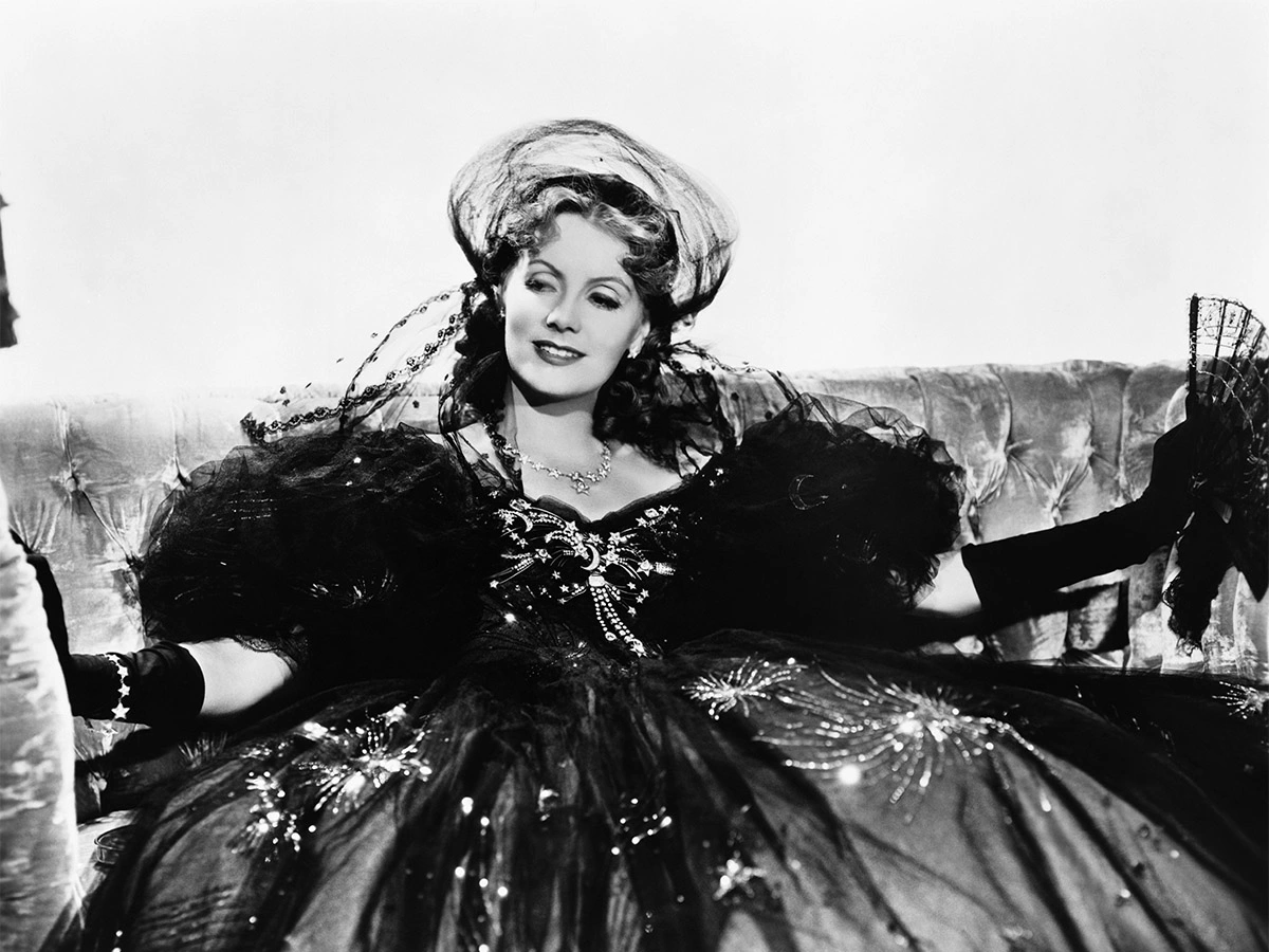 Грета Гарбо в фильме «Дама с камелиями». 1936 год