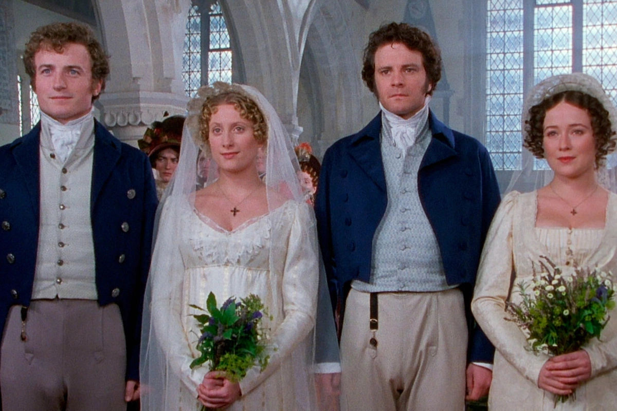 Кадр из сериала «Гордость и предубеждение» (1995)