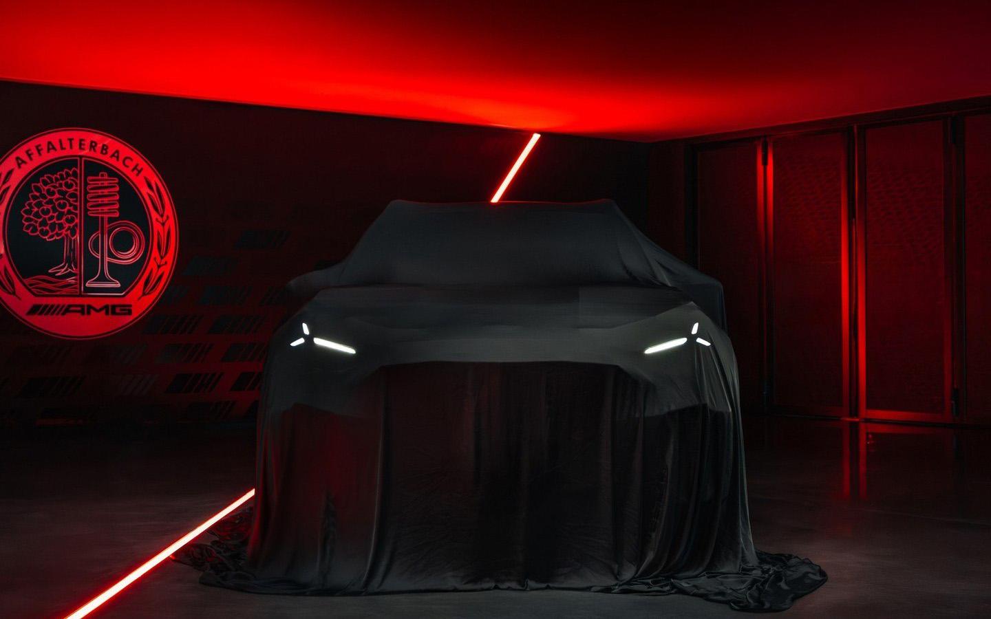 AMG представила тизер нового кроссовера в стиле электрокупе GT 4-Door