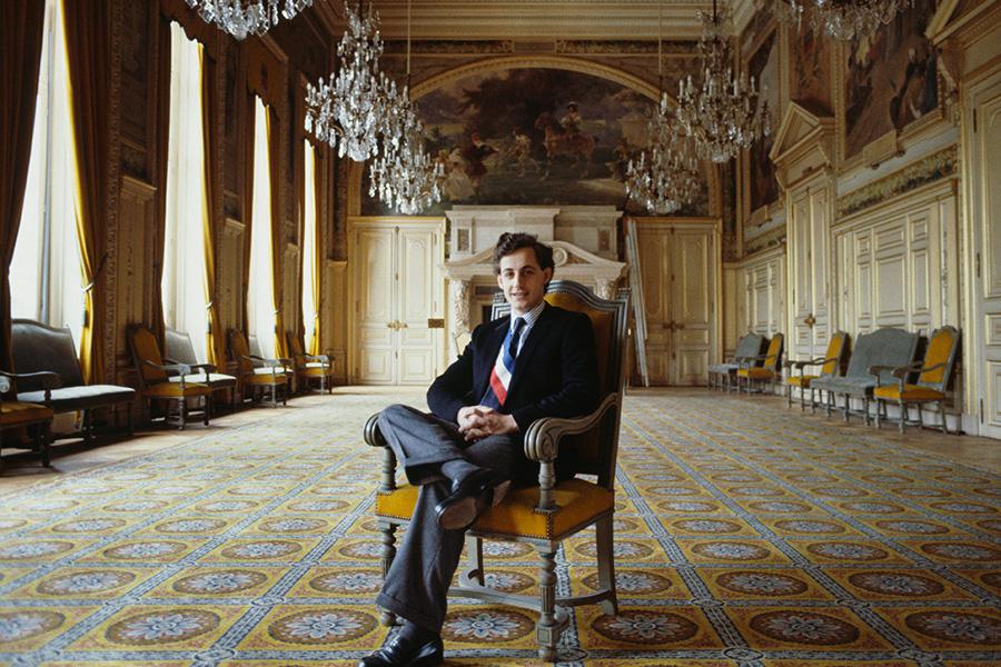 Новый мэр города Нёйи-сюр-Сен Николя Саркози,&nbsp;19 мая 1983 года