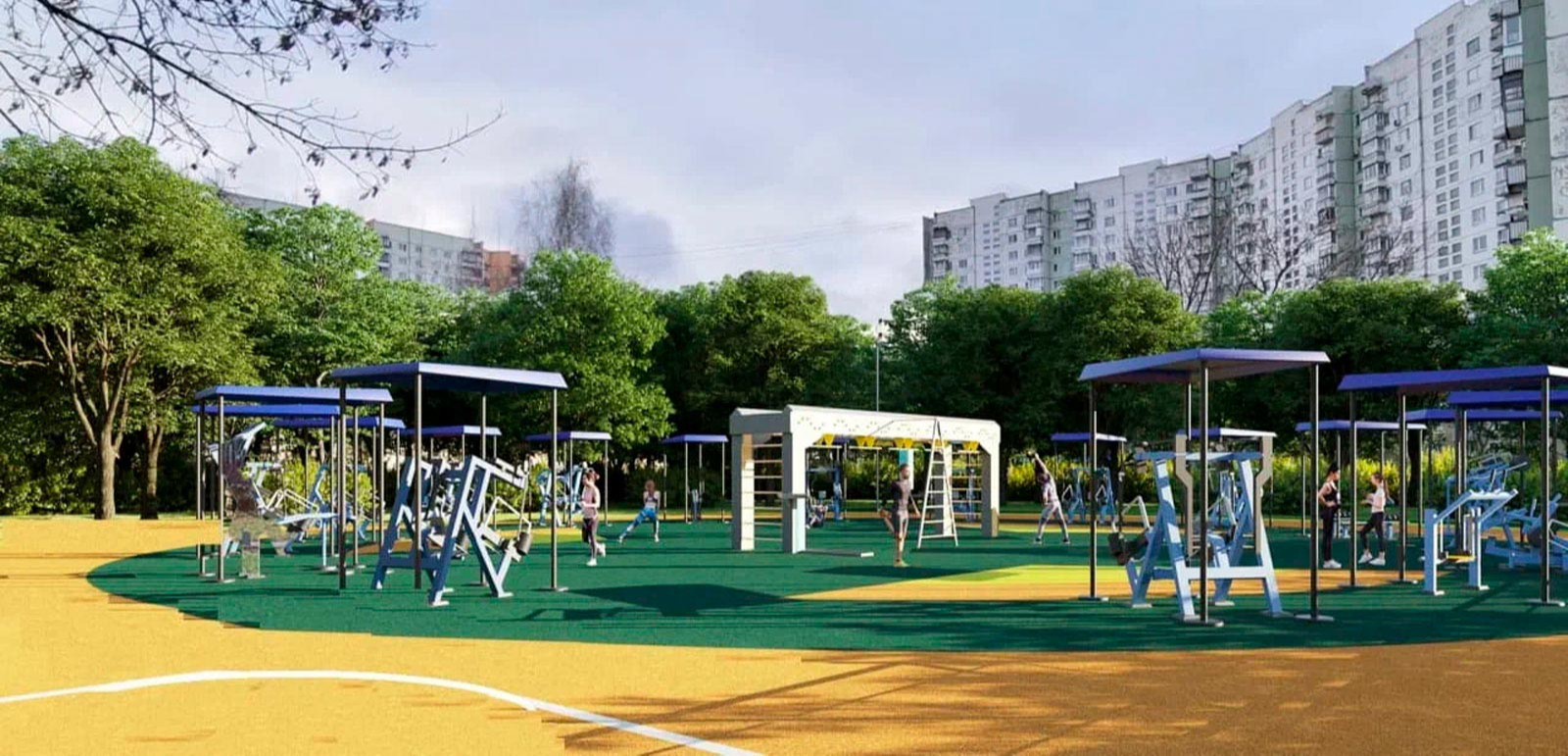 В районе Ясенево появятся новые спортивные площадки
