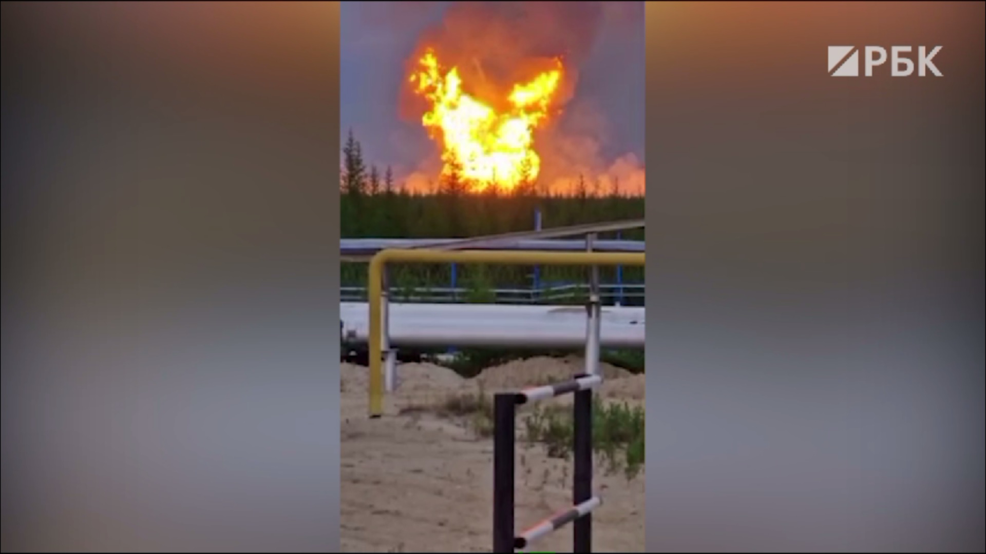 На крупнейшем в России газовом месторождении в ЯНАО произошел пожар