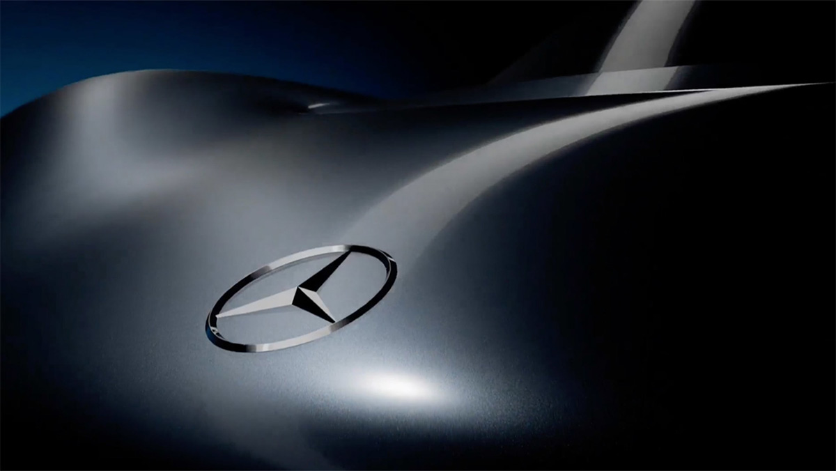 Mercedes показал силуэт электрокара с запасом хода 1200 километров