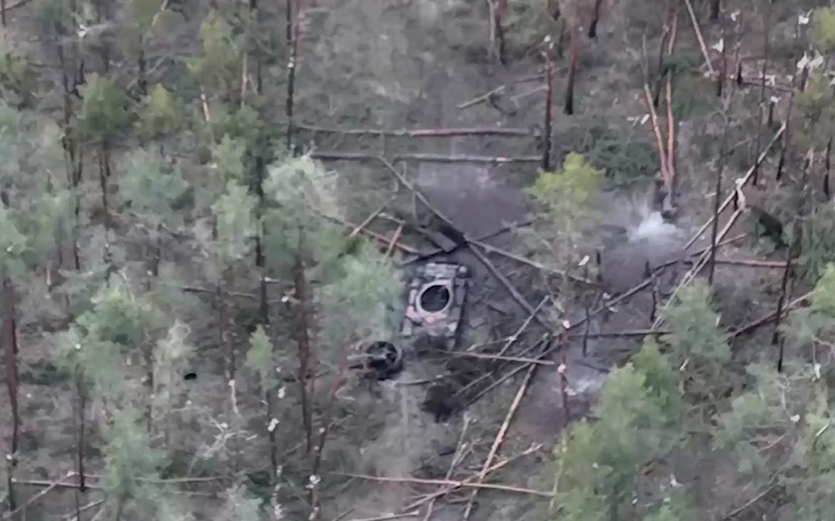 Минобороны показало уничтожение танка ВСУ при поддержке «Терминатора»