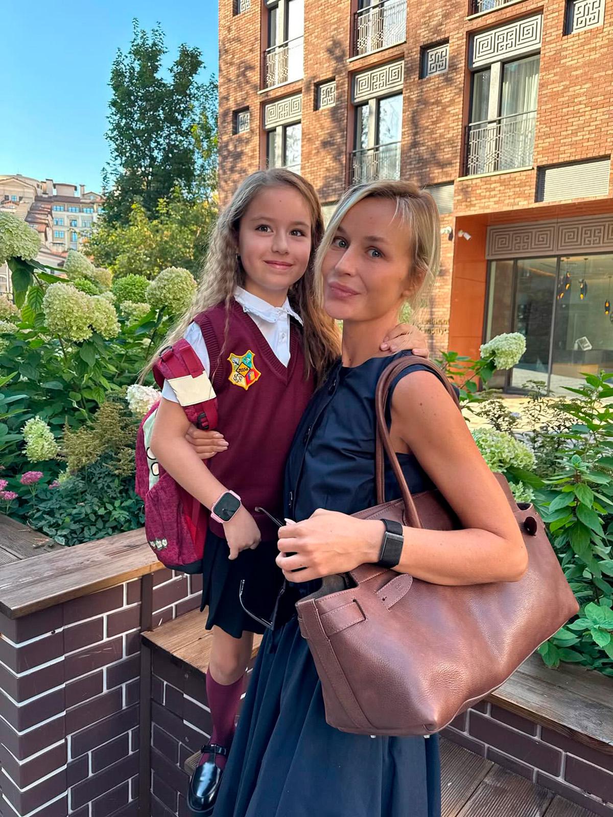 Полина Гагарина с дочерью Мией