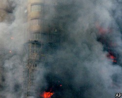 Жертвами пожара в многоэтажке в Шанхае стали 42 человека