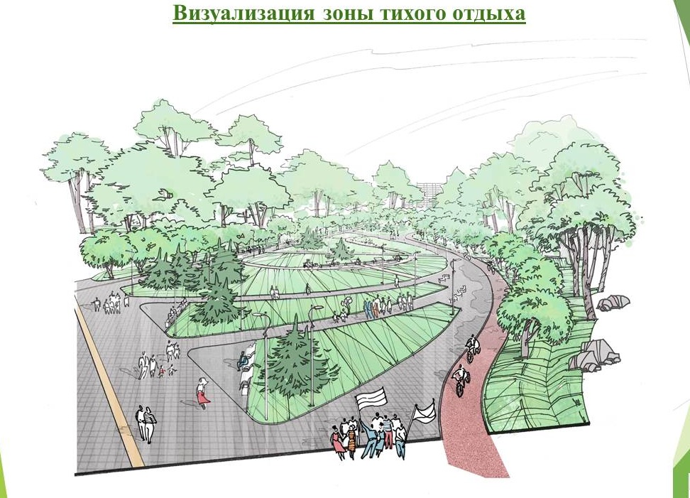 Эскиз нового парка в Приморском районе Петербурга