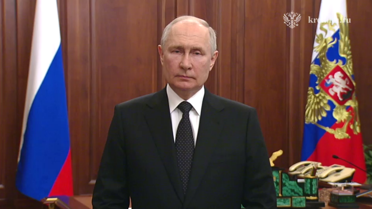 Путин выступил с обращением. Видео