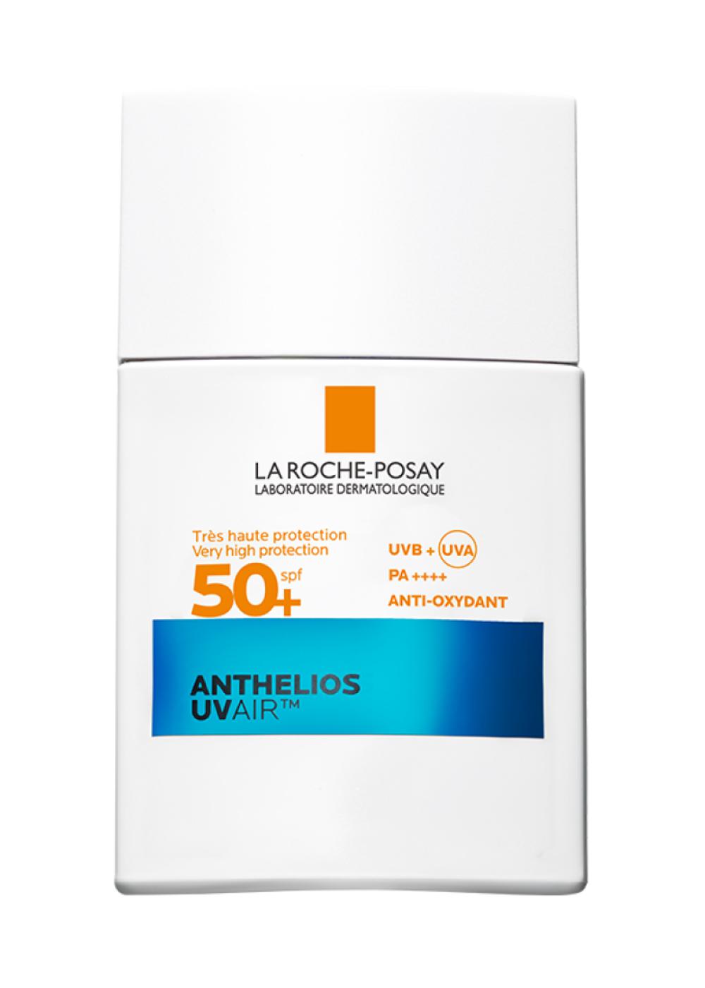 Легкий солнцезащитный флюид для лица SPF 50+, Anthelios Uvair, La Roche-Posay, 2363 руб. (apteka.ru)