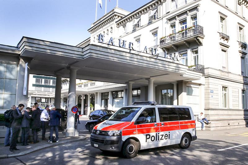 Отель Baur Au Lac в Цюрихе, где были арестованы чиновники ФИФА