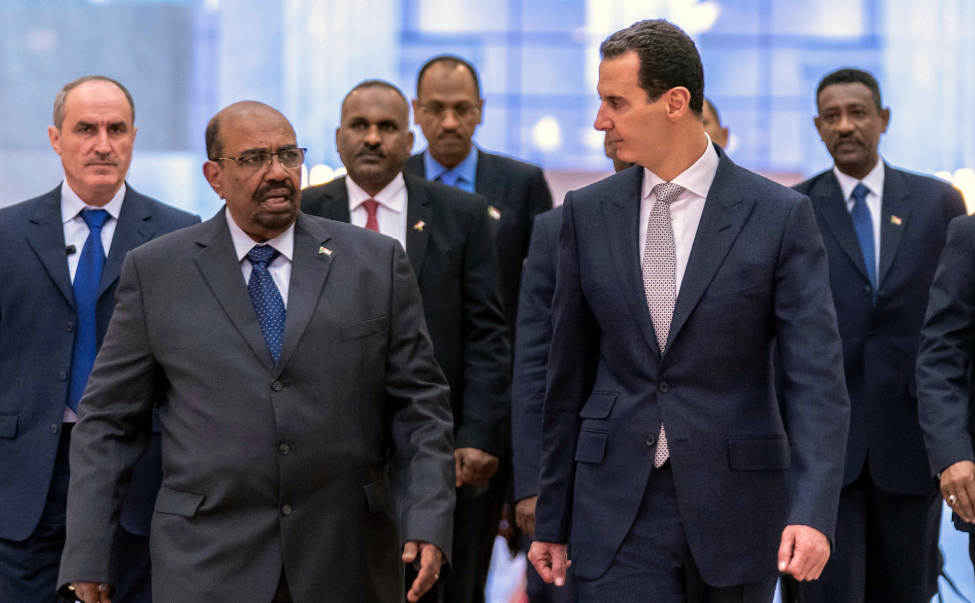 Президент Судана&nbsp;​Омар аль-Башир&nbsp;(слева) и Башар Асад (справа)