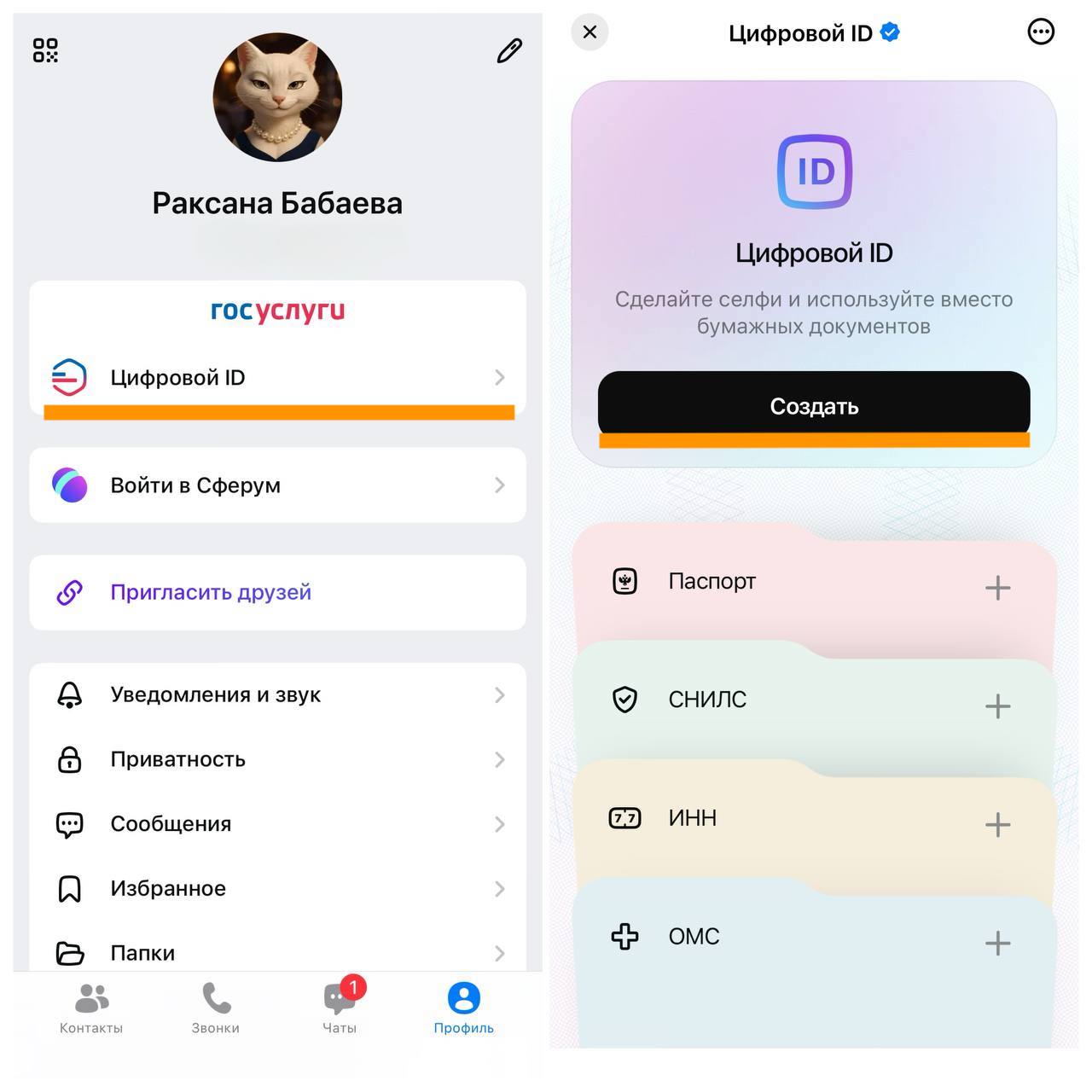 Пошаговая инструкция создания цифрового ID