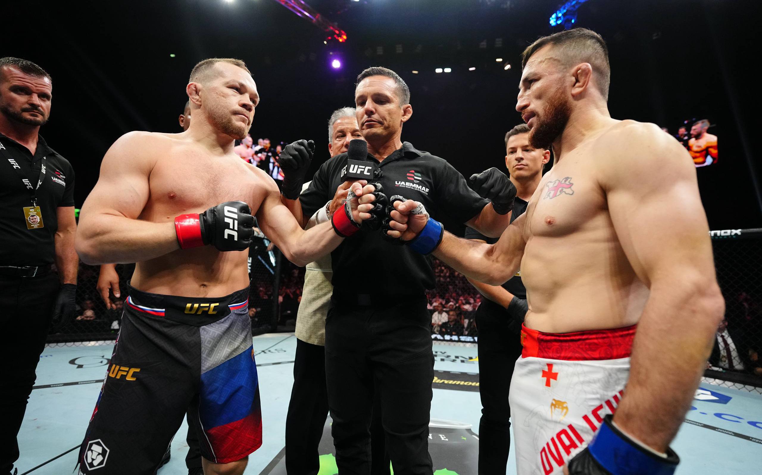 Российский чемпион UFC обсудил «политические вопросы» с грузинским бойцом