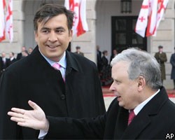 Президенты Грузии и Польши попали под обстрел на границе с Осетией