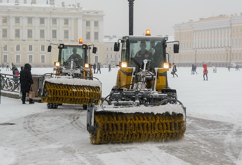 Санкт-Петербург. Снежные заносы