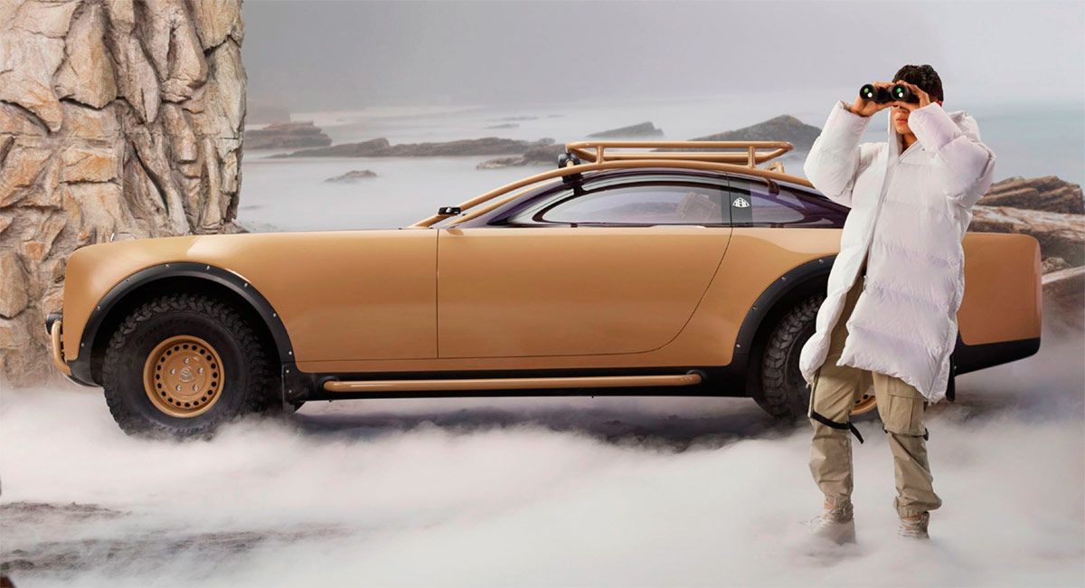 Maybach показал шестиметровое внедорожное купе