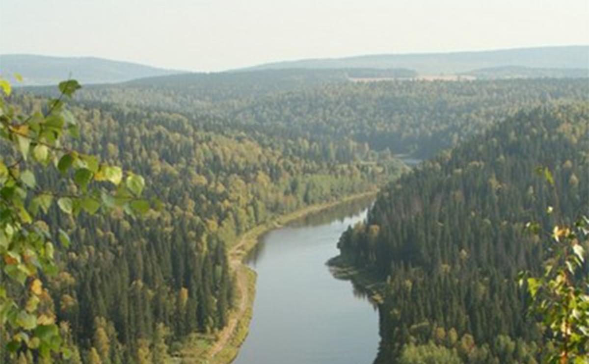 Вид на реку Усьва