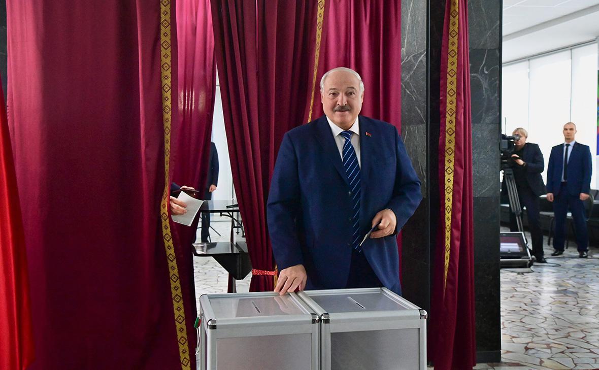 Александр Лукашенко на выборах депутатов палаты представителей Национального собрания и местных советов, 25 февраля 2024 года